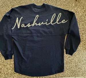 Nashville Spirit Jersey dunkelblau mit Glitzer Größe S Langarm - Bild 1 von 5