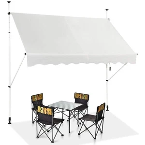 Tenda da Sole per Balcone Tenda da Sole a Morsetto per Esterno Regolabile in - Foto 1 di 24
