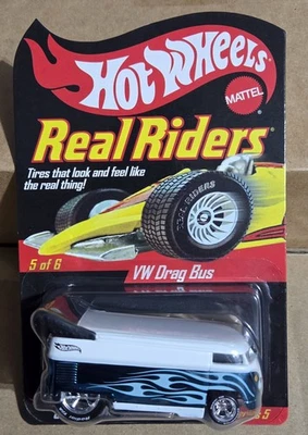 Autobús de arrastre VW serie 5 Real Riders 2006 Hot Wheels #05476/11000 Foto 1 de 4