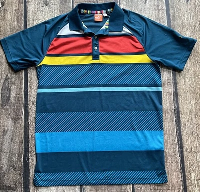 CAMISA POLO PUMA USP RAYAS SECAS MULTI HOMBRE PEQUEÑA EXCELENTE ESTADO Foto 1 de 4