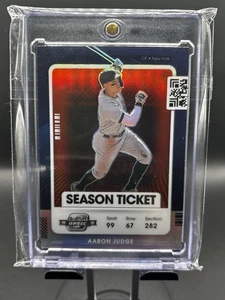 AARON JUDGE 2021 Panini Contenders Season Ticket – Red #59 Yankees - Picture 1 of 2