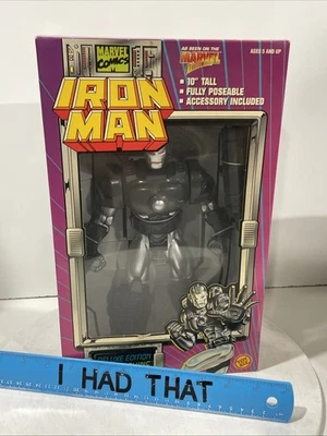 Iron Man WAR MACHINE Deluxe Edition 10in ActionFigure Marvel Comics Toy Biz 1994 - Image 1 of 4