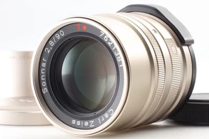 [TOP MINT w/ Hood] Contax Carl Zeiss Sonnar T* 90mm F/2.8 Lens for G1 G2 JAPAN - Picture 1 of 8