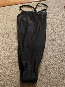 TYR Damen TYReco Solid Diamondfit Badeanzug Einteiler schwarz Größe 42 XXL 2XL $ 75 - Bild 1 von 2