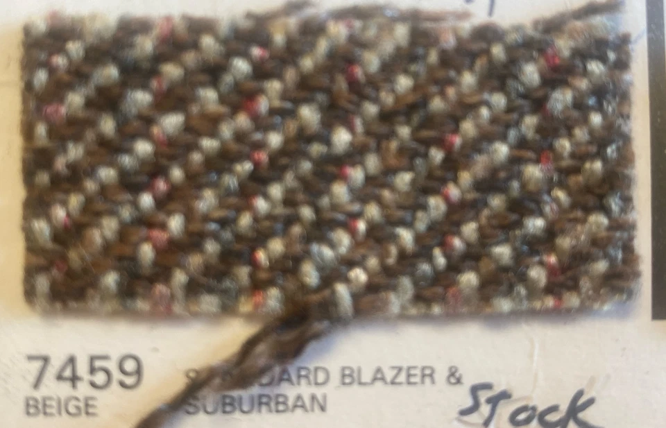 1987 Chevrolet Blazer Suburban Automotive Seat Cloth Detroit #7459 OEM Cloth Foto 1 de 1