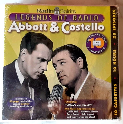 ABBOTT & COSTELLO ~ RADIO SPIRITS / LEGENDS OF RADIO BOX SET ~ 10 CASSETTES 20EP - Image 1 of 3