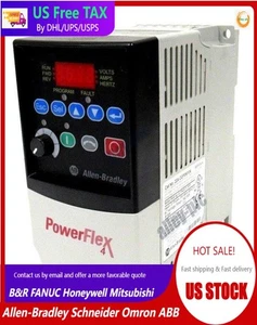 22AD2P3N104 Allen-Bradley 22A-D2P3N104 /A 4 0.75 kW 1 HP AC Drive PLC ！ AB - Picture 1 of 2