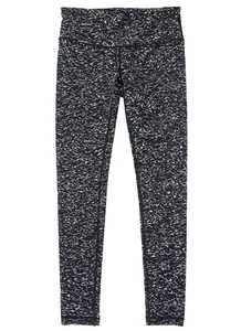Lululemon Damen Wonder Unterleggings schwarz weiß abstraktes Muster Größe 6 - Bild 1 von 10
