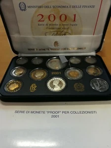 2001 - Serie annuale Italia in confezione della zecca PROOF - Picture 1 of 1