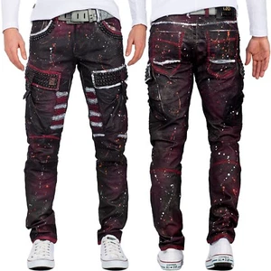 Pantalón vaquero hombre Cipo & Baxx diseño especial estilo biker cargo llamativo - Imagen 1 de 7