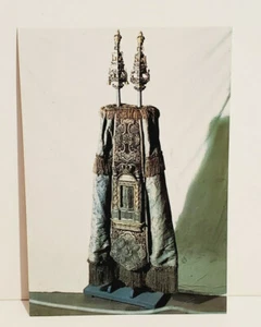 CAMPANAS Y CUBIERTA POSTAL DE COLECCIÓN DEL MUSEO JUDÍO DE LONDRES INGLANDIA DE LA DÉCADA DE 1980 MUSEO DE TORÁ - Imagen 1 de 2