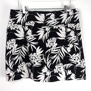 Damen Skort 2X Mini Stretch gefüttert sportlich geblümt schwarz S.C. &Co - Bild 1 von 10