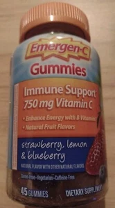 Immune Support Gummies, Strawberry, Lemon & Blueberry, 45 Gummies Exp 10/2025 - Picture 1 of 4