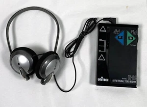 Unitech Modell IS-88 AM FM Person Stereo Receiver + Coby Headset - Bild 1 von 7
