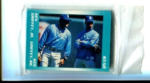 1990 Star Griffeys #1 Ken Griffey Jr. Ken Griffey Sr. Juego precintado A49 005A - Imagen 1 de 2