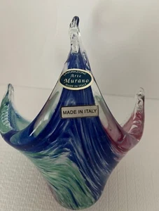 Arte Murano In the Style of Murano Naples Italy Art Glass Swan Excellent - Picture 1 of 9