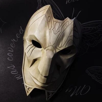 LOL League of Legends The Virtuoso Khada Jhin Resin Mask Wearable Prop Cosplay - Image 1 of 4