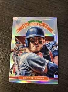 2020 Donruss Optic-Diamond Kings-Cody Bellinger Silver Prizm #3-Mint