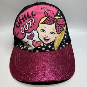 JoJo Siwa Chill Out Nickolodeon Pink Black Kids Girls Snapback Hat Cap - Picture 1 of 10