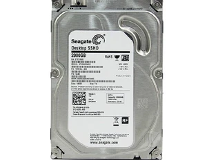 Seagate (ST2000DX001) 3.5" SSHD 2TB SATA 6Gb Solid State Hybrid Drive HDD - Afbeelding 1 van 2