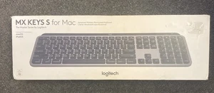 Logitech MX Keys S for Mac Wireless Keyboard Bluetooth USB C Rechargeable SEALED - Picture 1 of 2