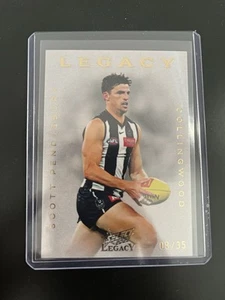 2023 AFL Select Legacy- Scott Pendlebury 08/35- Collingwood *LOW* - Picture 1 of 2