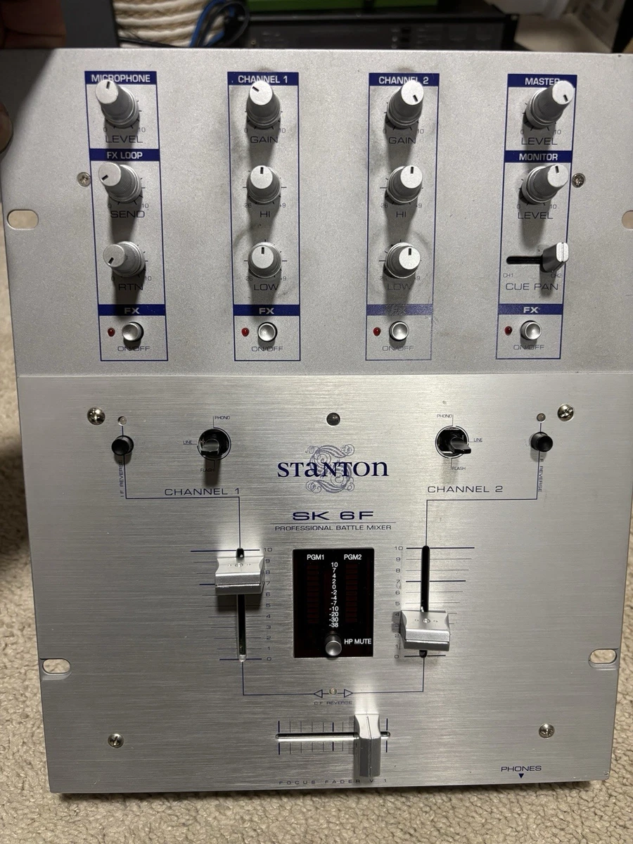 Stanton SK-6F DJミキサー　レア品 Stanton SK-6F DJミキサー レア品 Stanton SK-TWO Scratch Mixer
