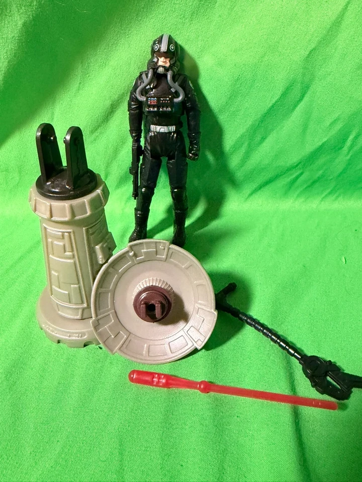 Clone Pilot Black Star Wars Episode III Heroes And Villains 2006 Complete Hasbro - Image 1 of 1