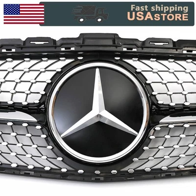 Silver Star Emblem Fit For 2013-2015 Mercedes-Benz W166 ML320 ML350 ML400 ML500 - Image 1 of 4