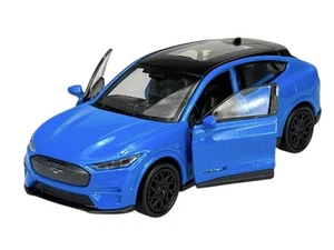 FORD MUSTANG MACH-E GT WELLY 2023 AZUL 1:34 MODELO METAL FUNDIDO CAJA NUEVA 43839 - Imagen 1 de 7