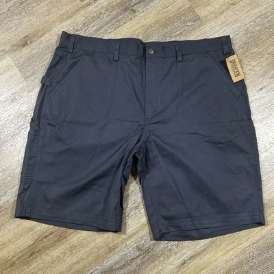 "Pantalones Cortos Duluth Trading Para Hombres 46 Diarios Sarga Trabajo Carpintero Calce Relajado Azul 11""" Foto 1 de 4