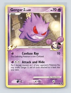 Pokémon TCG Gengar GL 40/111 Rising Rivals Normal MP - Picture 1 of 2