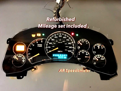 2000-2002 Chevy 2500 Duramax speedometer gauge cluster . - Image 1 of 4