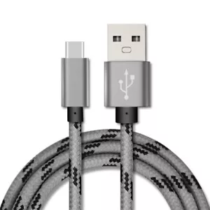 USB-C Type-C Fast Charging Cable Charger Nylon Braided Data Cord, 6FT - Picture 1 of 16
