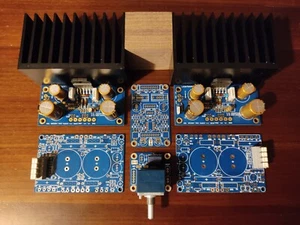 LM3875TF Diy stereo audio class AB amplifier with heatsinks,read description.. - Bild 1 von 12