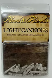 Juegos Firelock Cañones de Luz de Sangre y Saqueo 6 PK Sin Pintar NUEVO Envío Gratuito - Imagen 1 de 2