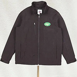 NFL New York Jets Performance Jacket Black Size Medium - Picture 1 of 14