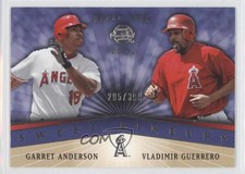 2004 Upper Deck Sweet Spot Lineups /399 Vladimir Guerrero Garret Anderson HOF