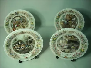 Choose ONE OR MORE Plates FOXWOOD TALES Wedgwood Plate Regatta Library Shop P1 - Picture 1 of 5