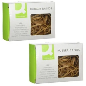 2 x Q Connect Assorted Rubber Bands 100 g High Latex Content KF10673 - Picture 1 of 1