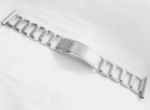 19 mm 1950s F.B Nuevo Cromo Ptd Gay Freres Estilo Bambú Escalera Exp Reloj Pulsera - Imagen 1 de 11