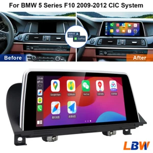 Stereo Wifi Car Linux Screen 10.25'' For BMW 5 Series F10 2009-2012 CIC System - Picture 1 of 12