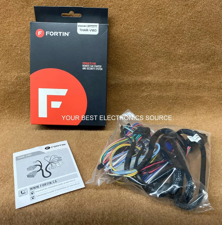 NEW Fortin THAR-VW3 T-Harness for Select Volkswagen Vehicles  - Image 1 of 1