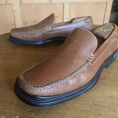 NIKE Mocassini Cole Haan Nik punta piatta da uomo marrone chiaro 11 M