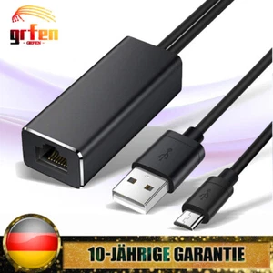 Ethernet Adapter Netzwerkadapter für Fire TV Stick 4K 480Mbps Micro USB 2.0 - Bild 1 von 11