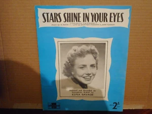 EDNA SAVAGE, STARS SHINE IN YOUR EYES 1955 - Picture 1 of 1