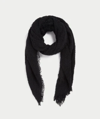 BNWT SPORTSGIRL Black Woven Scarf Ladies BNWT One Size Scarfe - image 1 of 2