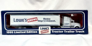 Limited Edition Truck LOWE'S KNOWS Home Improvement Tractor Trailer Diecast 1995 - Picture 1 of 9