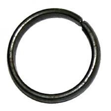 FREE SIZE - Black Horse Shoe Iron Shani Rings--Lot of 2 pieces