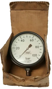BUDENBERG Broadheath 11188565 Preasure Gauge Vacuum Laminated   Vintage Genuine - Picture 1 of 9